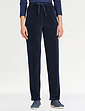 Velour Leisure Suit - Navy