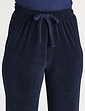 Velour Leisure Suit - Navy