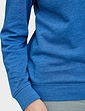 Popper Neck Sweatshirt - Blue