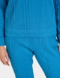 Cable Design Loungewear Set - Dusky Blue