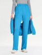 Cable Design Loungewear Set - Dusky Blue