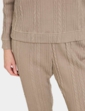 Cable Design Loungewear Set - Oatmeal