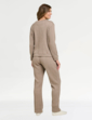 Cable Design Loungewear Set - Oatmeal
