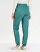 Quarter Zip Top 2 Piece Leisure Suit - Green