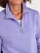 Quarter Zip Top 2 Piece Leisure Suit - Lavender