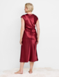 Luxury Satin and Lace Nightdress - Cherry