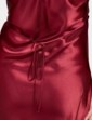Luxury Satin and Lace Nightdress - Cherry