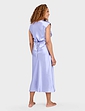 Luxury Satin and Lace Nightdress - Denim