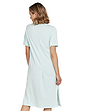 Pack Of 3 Short Sleeve Print Nightdresses - Aqua