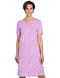 Pack Of 3 Short Sleeve Print Nightdresses - Lilac