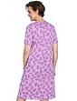 Pack Of 3 Short Sleeve Print Nightdresses - Lilac