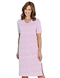 Pack Of 3 Short Sleeve Print Nightdresses - Pink