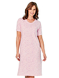 Pack Of 3 Short Sleeve Print Nightdresses - Pink