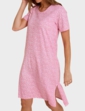 Pack Of 3 Short Sleeve Print Nightdresses - Rose