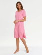 Pack Of 3 Short Sleeve Print Nightdresses - Rose