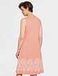 Pack of 2 Sleeveless Print Hem Nightdresses - Blue And Coral