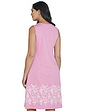 Pack Of 2 Sleeveless Print Hem Nightdress - Pink And Mint
