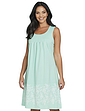Pack of 2 Sleeveless Print Hem Nightdresses - Pink & Mint