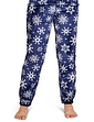 Fleece Snowflake Pyjama - Navy