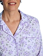 Long Sleeve Floral Pyjamas - Lilac