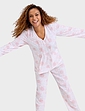 Pintuck Front Jersey Pyjama - Pink