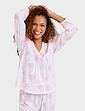 Pintuck Front Jersey Pyjama - Pink