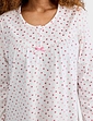 Brushed Fleece Nightdress - Pink