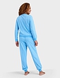 Cotton Jersey Ski Pyjama - Blue