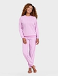 Cotton Jersey Ski Pyjama - Lavender