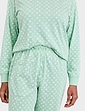 Cotton Jersey Ski Pyjama - Soft Green