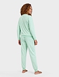 Cotton Jersey Ski Pyjama - Soft Green