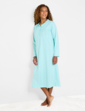 Print Frill Neck Nightdress - Aqua