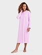 Print Frill Neck Nightdress - Lavender