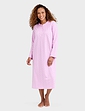 Print Frill Neck Nightdress - Lavender