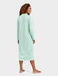 Print Frill Neck Nightdress - Soft Green