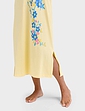 2 Pack Placement Print Nightdress - Blue/Lemon