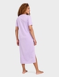 2 Pack Placement Print Nightdress - Lavender/Seagreen