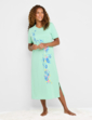 2 Pack Placement Print Nightdress - Rose & Soft Green