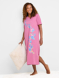 2 Pack Placement Print Nightdress - Rose & Soft Green