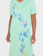 2 Pack Placement Print Nightdress - Rose & Soft Green