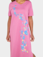 2 Pack Placement Print Nightdress - Rose & Soft Green