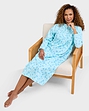 Winceyette Nightdress - Aqua