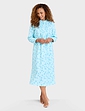 Winceyette Nightdress - Aqua