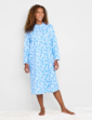 Winceyette Nightdress - Blue