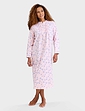 Winceyette Nightdress - Pink