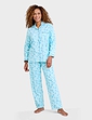 Winceyette Pyjama - Aqua