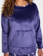 Cute Dog Print Pyjama Set - Navy