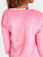 Cute Dog Print Pyjama Set - Pink