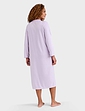 Brushed Fleece Long Nightdress - Lavender