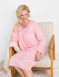 Thermal Fleece Print Nightdress - Pink